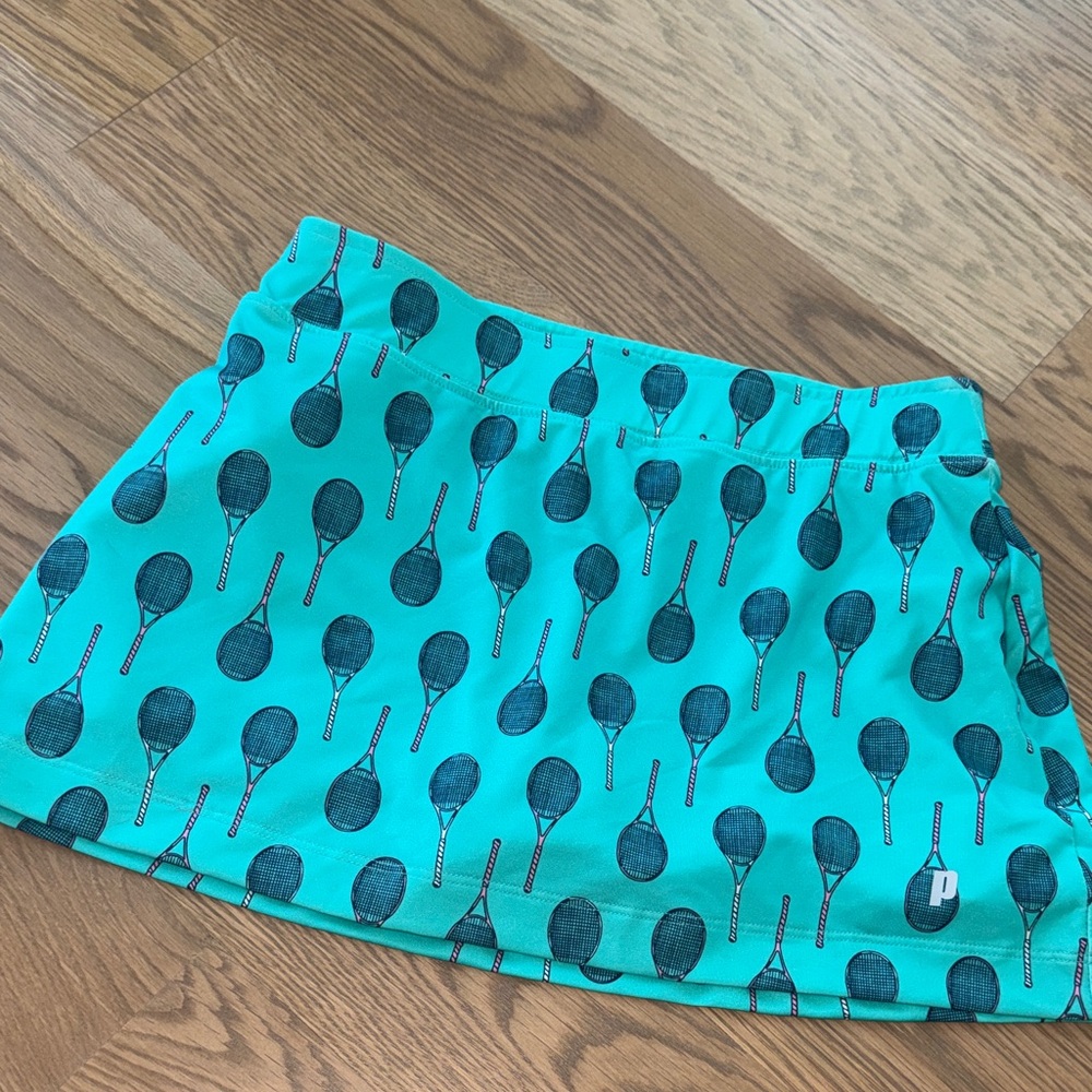 Prince Teal Tennis Racket Mini Skort